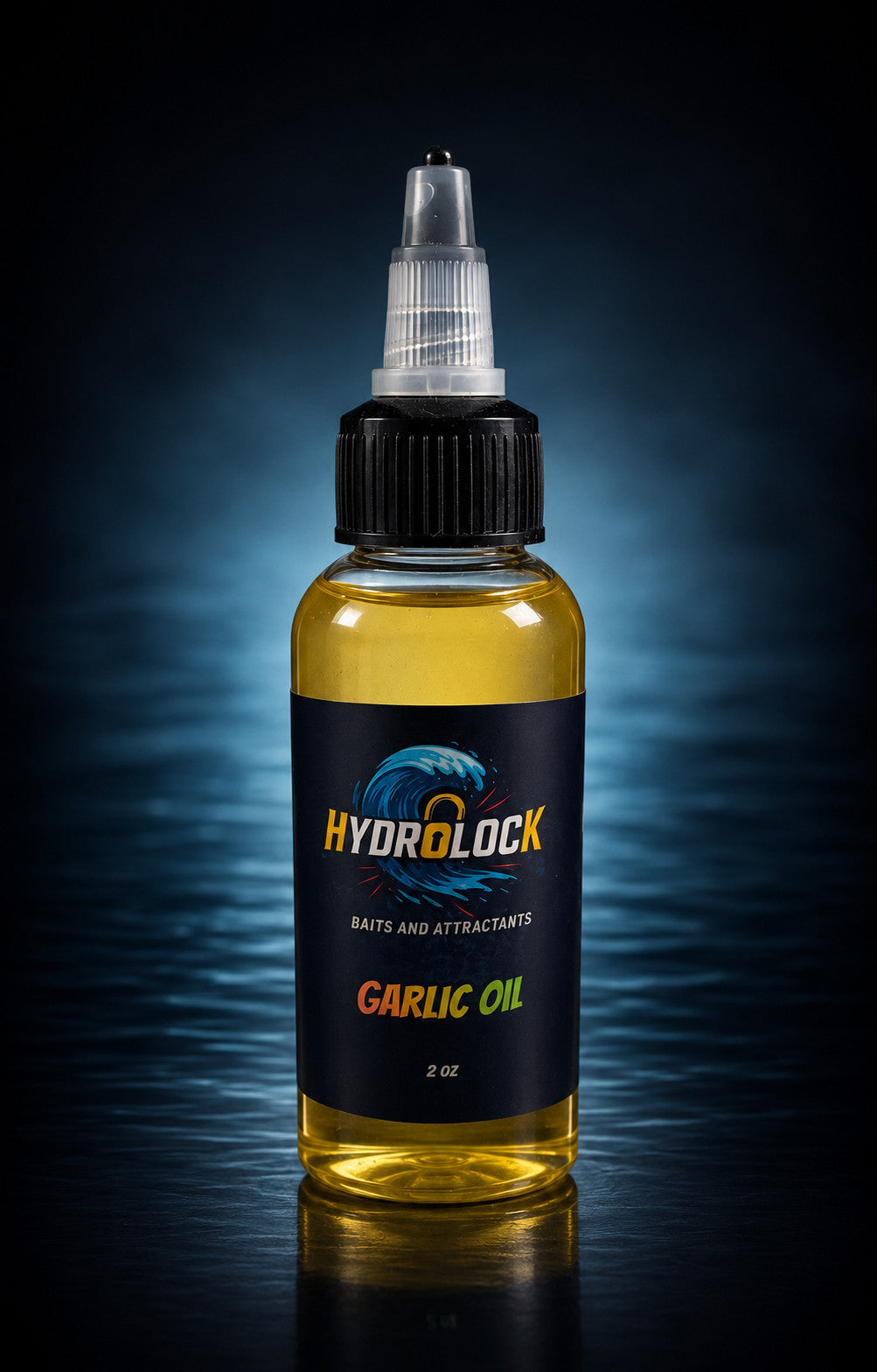 Hydrolock Baits Strongest Garlic Oil Attractant Available 2oz bottle