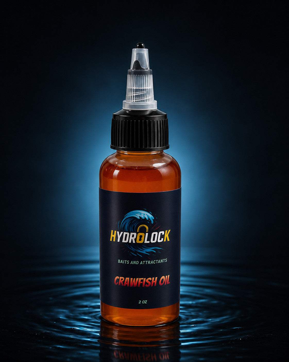 Hydrolock Baits Strongest Crawfish Oil Attractant Available 2oz bottle