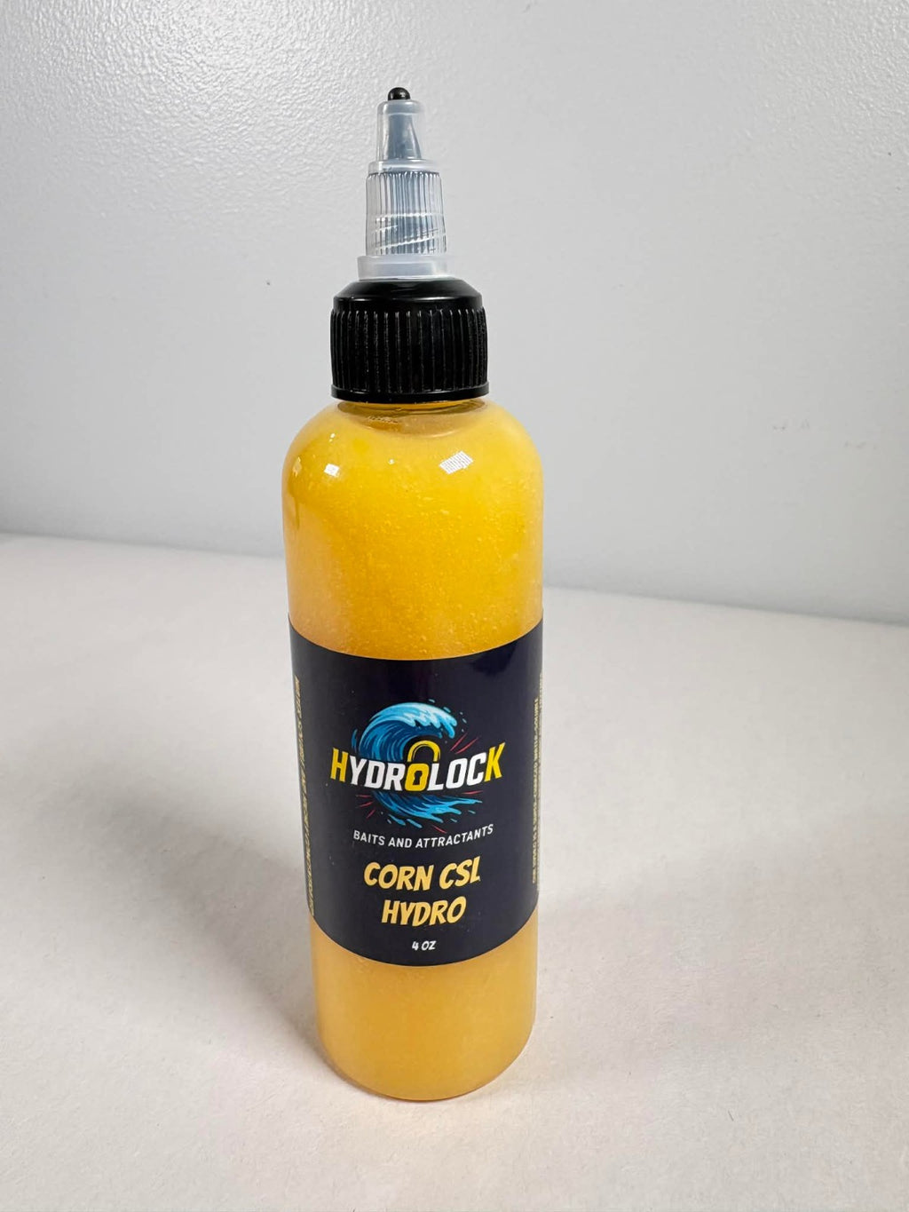 Hydrolock Baits Corn Steep Liquor Attractant Hydro Hydrolysate 4oz Catfish Carp