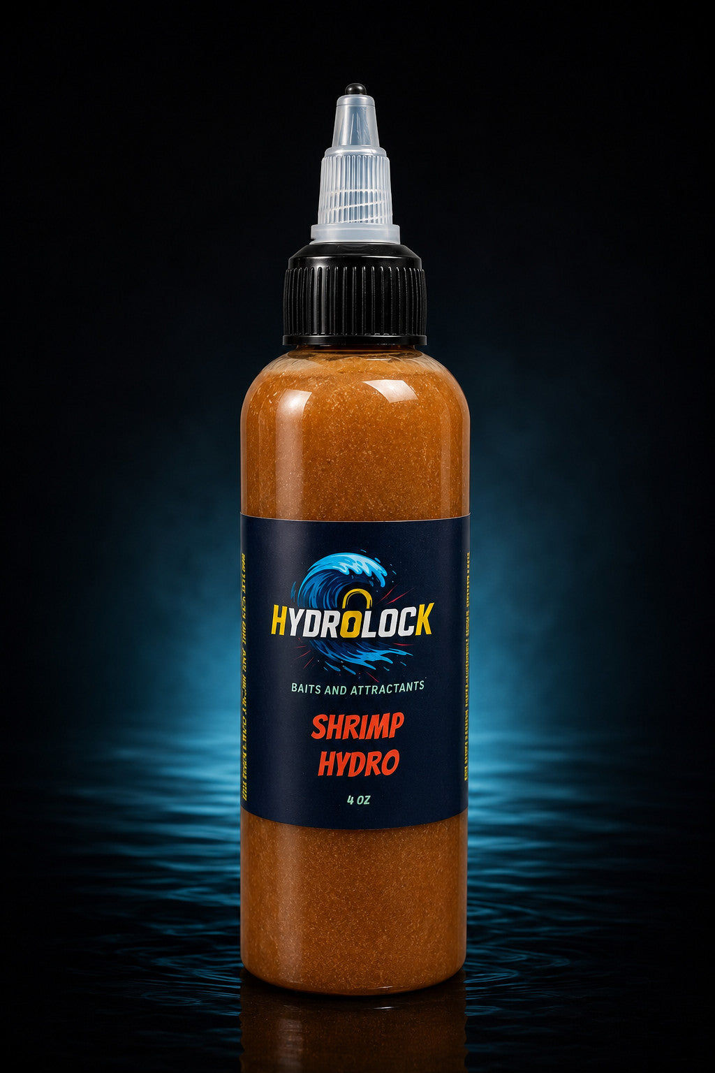 Hydrolock Baits Shrimp Attractant Hydro Hydrolysate 4oz Catfish Carp