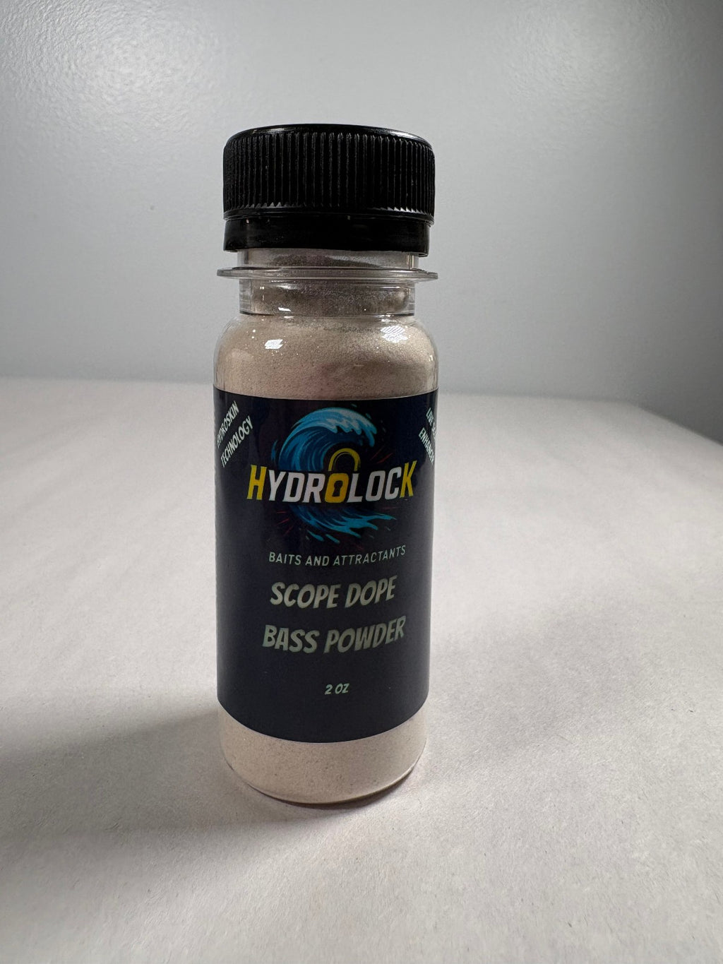 Hydrolock Scope Dope Bass Fishing Attractant Bite Powder for Soft Plastic Lures
