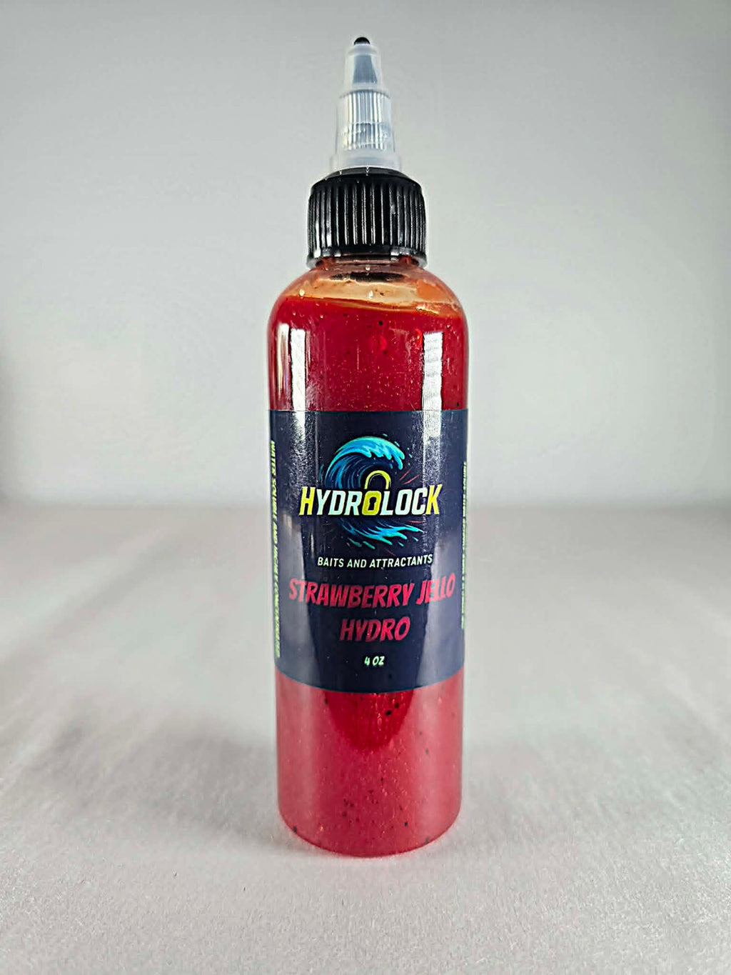 Hydrolock Baits Strawberry Jello Hydro Hydrolysate 4oz Catfish Carp Attractant
