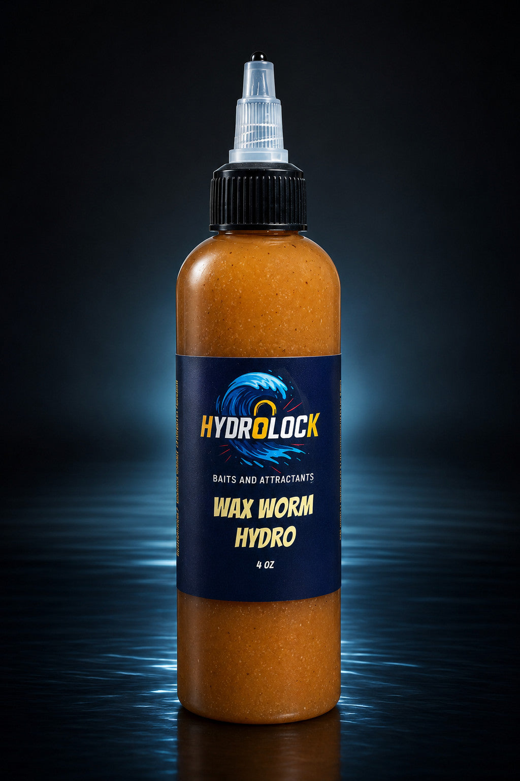 Hydrolock Baits Wax Worm Waxworm Attractant Hydro Hydrolysate 4oz Catfish Carp