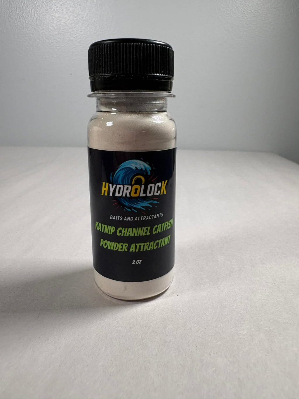 Hydrolock Baits Strongest Powdered Attractant Available 2oz bottle Catfish