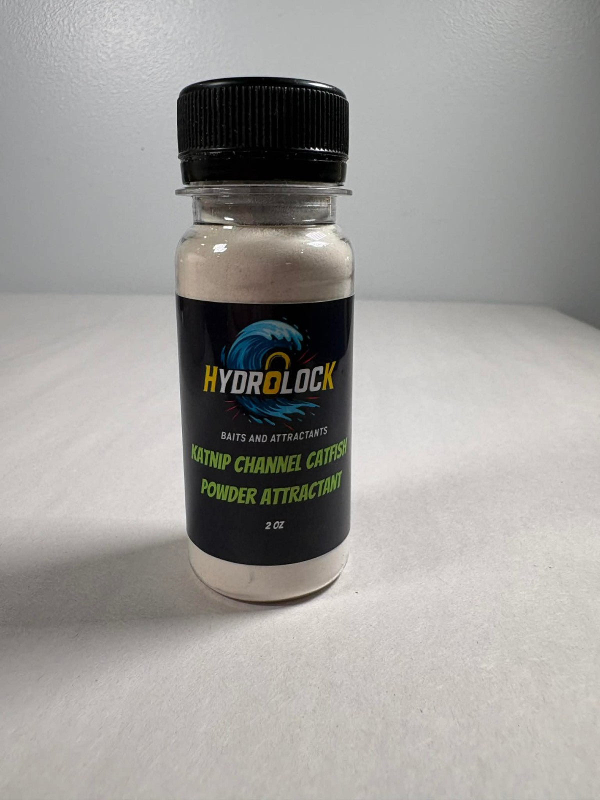 Hydrolock Baits Strongest Powdered Attractant Available 2oz bottle Catfish