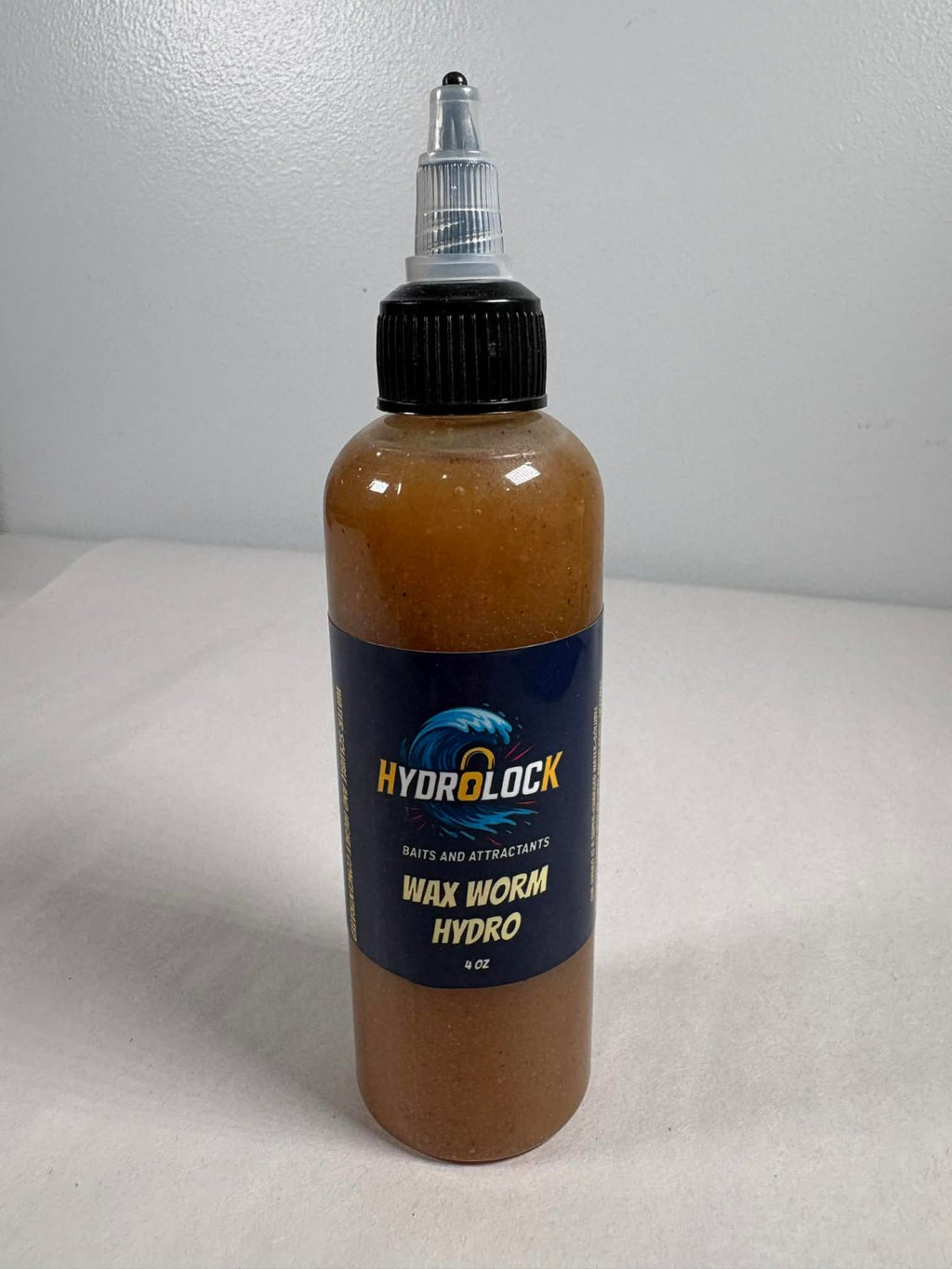 Hydrolock Baits Wax Worm Waxworm Attractant Hydro Hydrolysate 4oz Catfish Carp